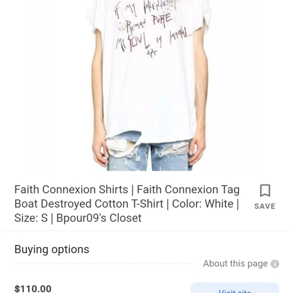 Faith Connexion t-shirt